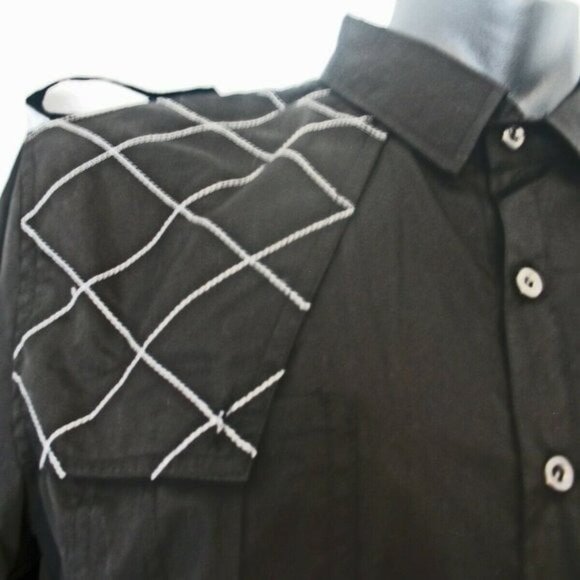 jeansian Men's Slim Fit Long Sleeves Casual Button - Picture 9 of 12